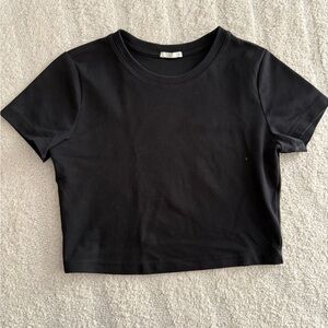 Black Crop Top